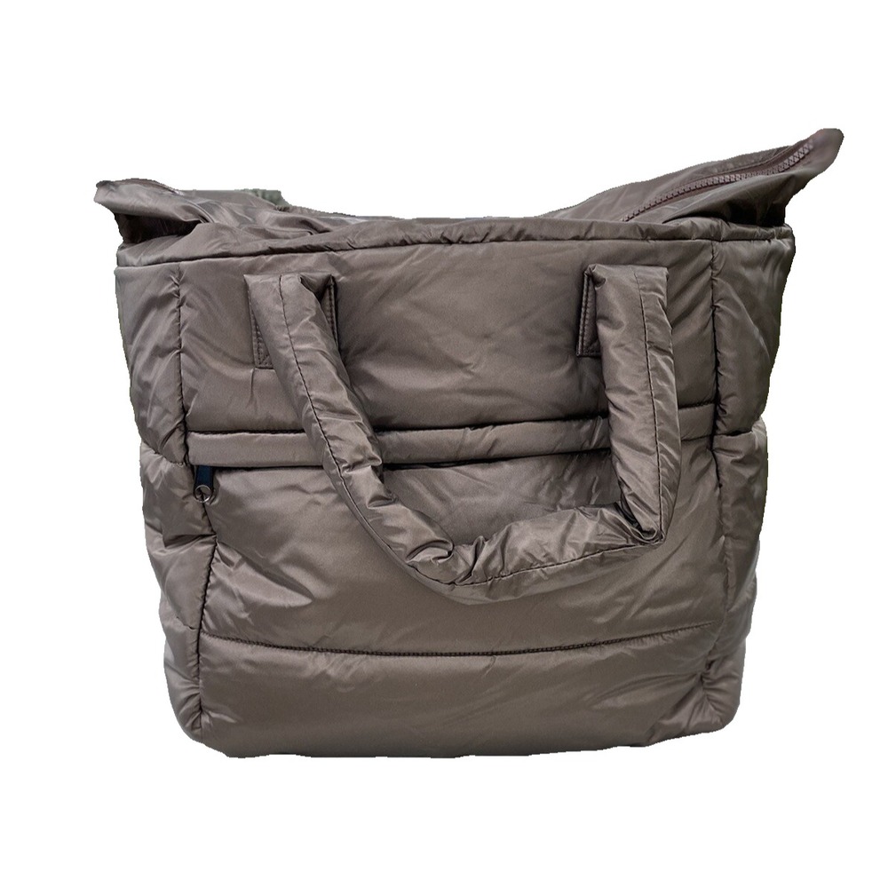 Zuda Quilted Nylon Tote with Removable Pouch Shoulder Bag B000181